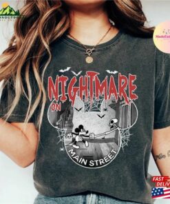 Vintage Nightmare On The Main Streat Shirt Mickey Skeleton Halloween Tee Disney Shirts Sweatshirt T-Shirt Vintage Nightmare On The Main Streat Shirt Mickey Skeleton Halloween Tee Disney Shirts Sweatshirt T-Shirt