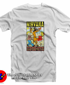 Vintage Nirvana Astro Arene Houston Tour T-Shirt On Sale Vintage Nirvana Astro Arene Houston Tour T-Shirt On Sale