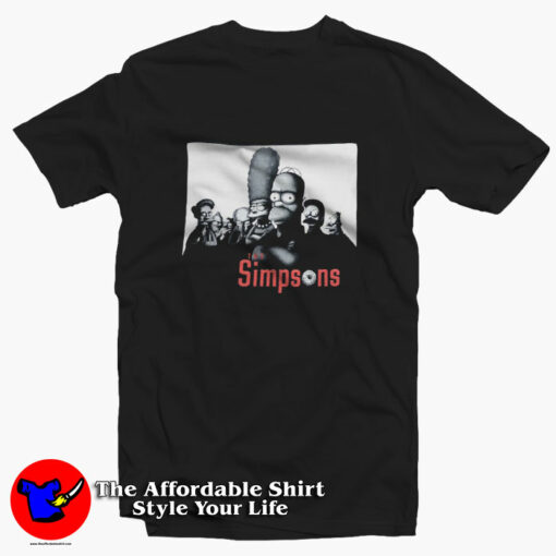 Vintage Parody The Simpson Sopranos Funny T-Shirt On Sale