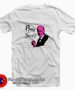 Vintage Pink Freud Graphic Unisex T-shirt On Sale Vintage Pink Freud Graphic Unisex T-shirt On Sale