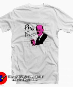 Vintage Pink Freud Graphic Unisex T-shirt On Sale