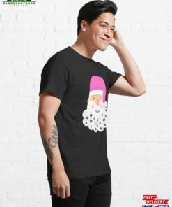 Vintage Pink Santa Claus Retro Unisex Hoodie 4