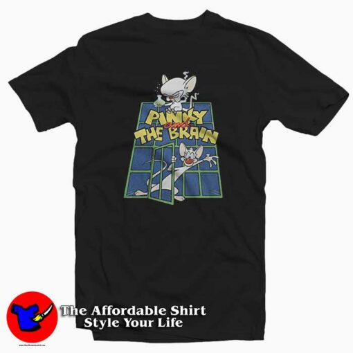 Vintage Pinky and Brain Windows Light T-shirt On Sale