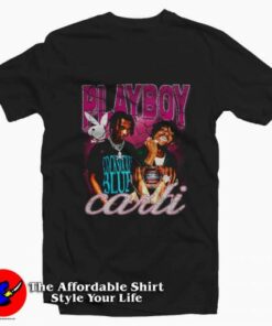 Vintage Playboi Tour Hip Hop Style Graphic T-Shirt On Sale