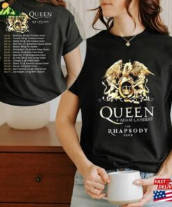 Vintage Queen Adam Lambert The Rhapsody Tour 2023 T-Shirt Rock Band Sweatshirt Classic Vintage Queen Adam Lambert The Rhapsody Tour 2023 T-Shirt Rock Band Sweatshirt Classic