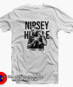 Vintage Rapper Nipsey Hussle 1985-2019 Unisex T-shirt On Sale Vintage Rapper Nipsey Hussle 1985-2019 Unisex T-shirt On Sale