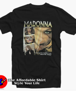 Vintage Rare Madonna Reinvention Tour Unisex T shirt On Sale 1