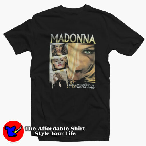 Vintage Rare Madonna Reinvention Tour Unisex T-shirt On Sale