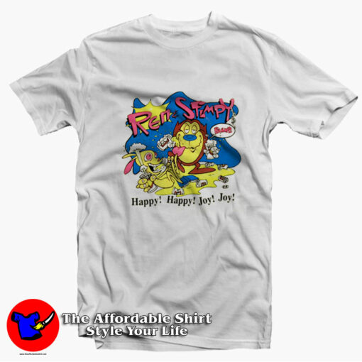 Vintage Ren and Stimpy Show Parody Unisex T-shirt On Sale