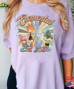 Vintage Retro Disney Elemental Shirt Pixar Movie T-Shirt Classic