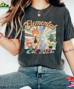 Vintage Retro Disney Elemental Shirt Pixar Movie T Shirt Classic 3