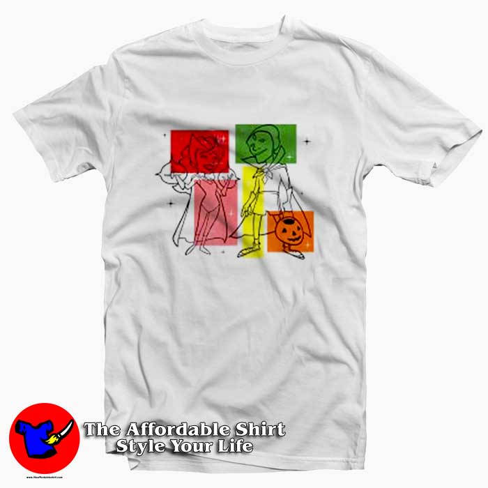 Vintage Retro Marvel Wanda Vision T-shirt On Sale Vintage Retro Marvel Wanda Vision T-shirt On Sale