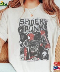 Vintage Retro Spider Punk Shirt Man Across The Hoodie T-Shirt Vintage Retro Spider Punk Shirt Man Across The Hoodie T-Shirt