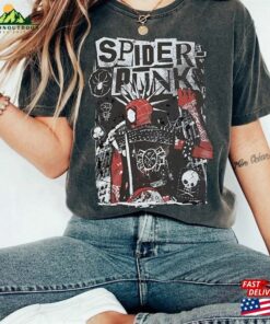Vintage Retro Spider Punk Shirt Man Across The T-Shirt Classic