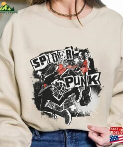 Vintage Retro Spider Punk Shirt Man Across The Verse Hoodie T-Shirt Vintage Retro Spider Punk Shirt Man Across The Verse Hoodie T-Shirt