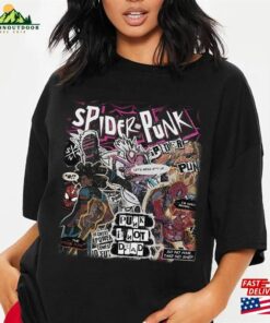 Vintage Retro Spider Punk Shirt Man Across The Verse Hoodie Unisex Vintage Retro Spider Punk Shirt Man Across The Verse Hoodie Unisex