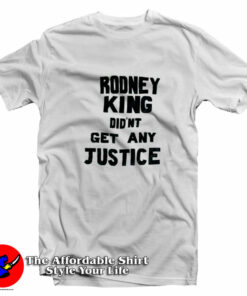 Vintage Rodney King No Justice LA Riots T-Shirt On Sale Vintage Rodney King No Justice LA Riots T-Shirt On Sale