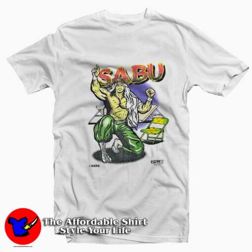 Vintage Sabu ECW Homicidal Graphic T-Shirt On Sale