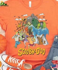 Vintage Scooby Doo Halloween Shirt T-Shirt Horror Movie Unisex