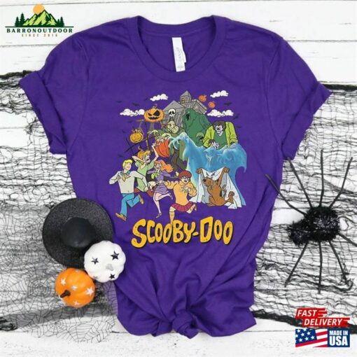 Vintage Scooby Doo Halloween Shirt T-Shirt Horror Movie Unisex