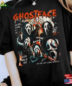 Vintage Scream Ghostface Horror Movie Halloween Shirt Retro 90S Tee Hoodie Unisex Vintage Scream Ghostface Horror Movie Halloween Shirt Retro 90S Tee Hoodie Unisex