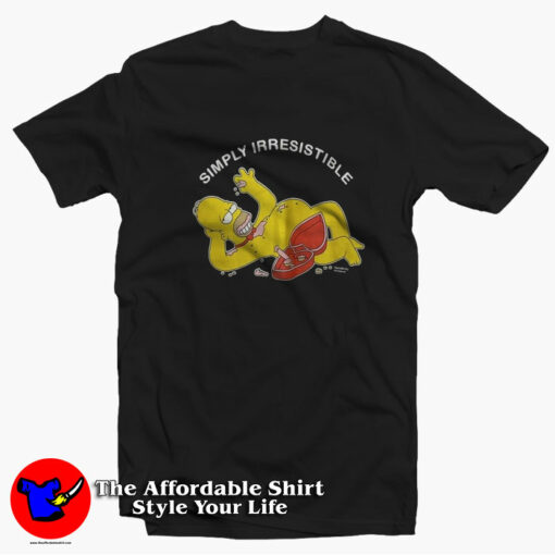 Vintage Simpsons Simply Irresistible Funny T-Shirt On Sale