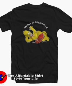 Vintage Simpsons Simply Irresistible Funny T-Shirt On Sale