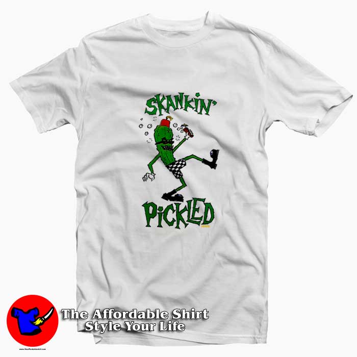 Vintage Skankin Pickle Pickled Graphic Unisex T-Shirt On Sale Vintage Skankin Pickle Pickled Graphic Unisex T-Shirt On Sale