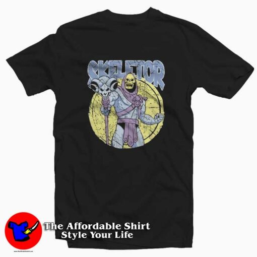 Vintage Skeletor Cartoon Classic Retro T-shirt Cheap