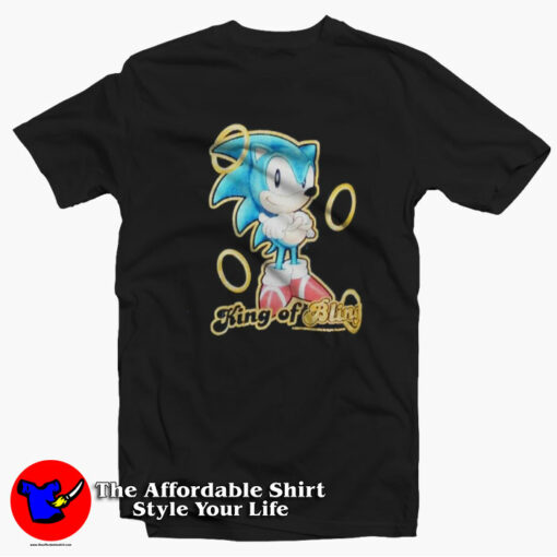 Vintage Sonic The Hedgehog King Of Bling T-Shirt On Sale