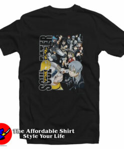 Vintage Soul Eater The Team Junior Graphic T Shirt On Sale 1