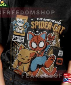 Vintage Spider Cat Comfort Color Shirt Spiderman Across The Verse T-Shirt Sweatshirt Unisex