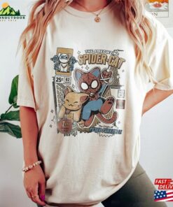 Vintage Spider Cat Comfort Color Shirt Spiderman Across The Verse T-Shirt Unisex Vintage Spider Cat Comfort Color Shirt Spiderman Across The Verse T-Shirt Unisex