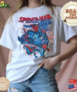 Vintage Spider Man 2099 Miguel Ohara Shirt Across The Spiderverse 2023 Movie Tee Unisex Hoodie Vintage Spider Man 2099 Miguel Ohara Shirt Across The Spiderverse 2023 Movie Tee Unisex Hoodie