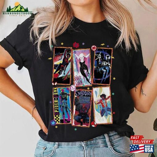 Vintage Spider Man Across The Verse Shirt Classic Unisex