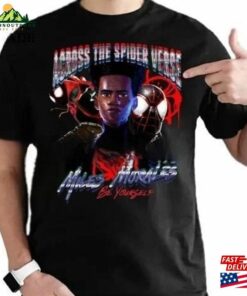 Vintage Spider Man Across The Verse Shirt Unique Be Yourself Miles Morales T-Shirt Avenger Superhero Hoodie Vintage Spider Man Across The Verse Shirt Unique Be Yourself Miles Morales T-Shirt Avenger Superhero Hoodie