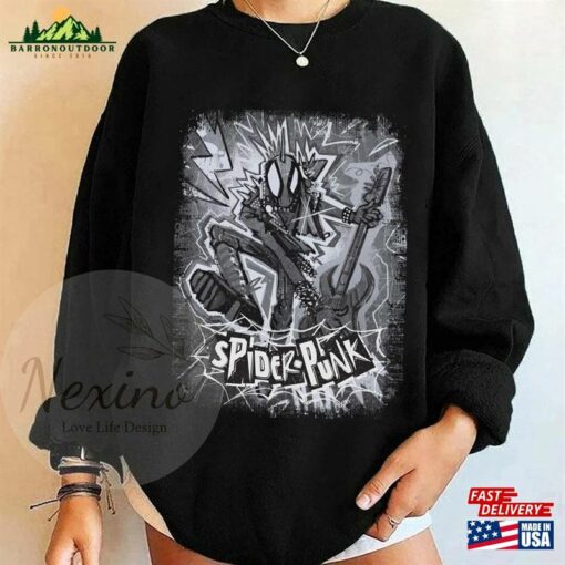 Vintage Spider Punk 2023 Shirt Retro Sweatshirt Unisex