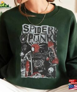 Vintage Spider Punk Shirt Man Across The Classic Unisex