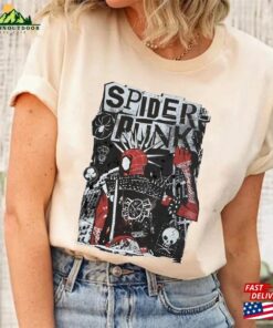 Vintage Spider Punk Shirt Man Across The Verse Unisex Classic 3 Vintage Spider Punk Shirt Man Across The Verse Unisex Classic 4