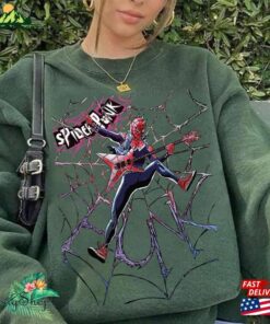 Vintage Spider Punk Sweatshirtsm Spiderman Across The Verse Classic Unisex Vintage Spider Punk Sweatshirtsm Spiderman Across The Verse Classic Unisex