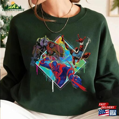 Vintage Spider Punk T-Shirt Across The Classic Sweatshirt