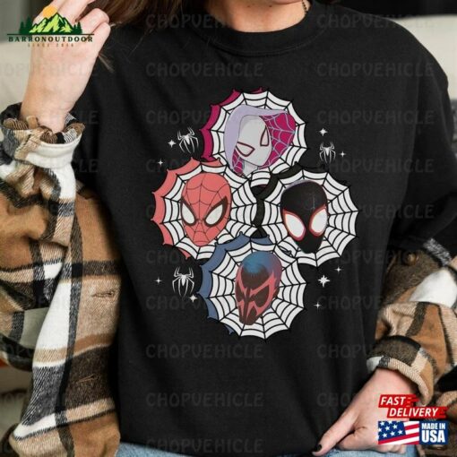 Vintage Spiderman Across The Spider Verse Shirt Man Unisex Sweatshirt