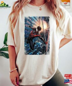 Vintage Spiderman Miles Morales Shirt Spider Man 2023 Across The Classic T-Shirt