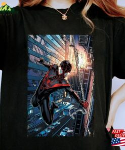 Vintage Spiderman Miles Morales Shirt Spider Man 2023 Across The Sweatshirt Unisex 2 Vintage Spiderman Miles Morales Shirt Spider Man 2023 Across The Sweatshirt Unisex 3