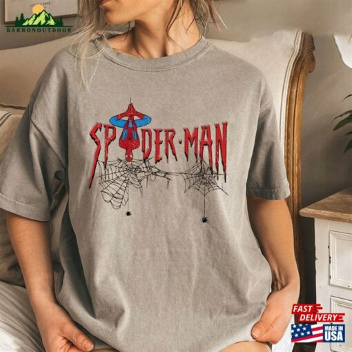 Vintage Spiderman Shirt Spider Man 2023 Disney Marvel Avengers Movie Classic Unisex