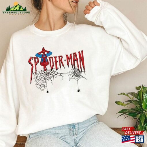 Vintage Spiderman Shirt Spider Man 2023 Disney Marvel Avengers Movie Classic Unisex