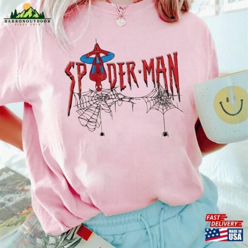 Vintage Spiderman Shirt Spider Man 2023 Disney Marvel Avengers Movie Classic Unisex