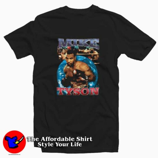 Vintage Style Mike Tyson The Legend Boxing T-shirt On Sale