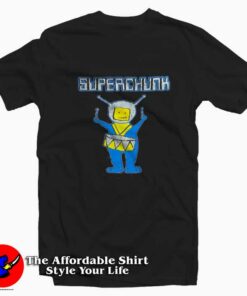 Vintage Superchunk Alien Drummer Graphic T-Shirt On Sale