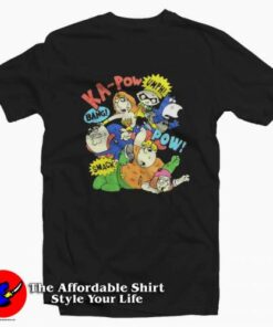 Vintage Superhero Rugrats KA-POW T-shirt On Sale